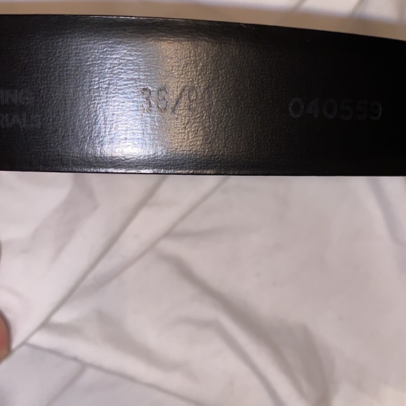 Leather belt black size 36 - Picture 11 of 17